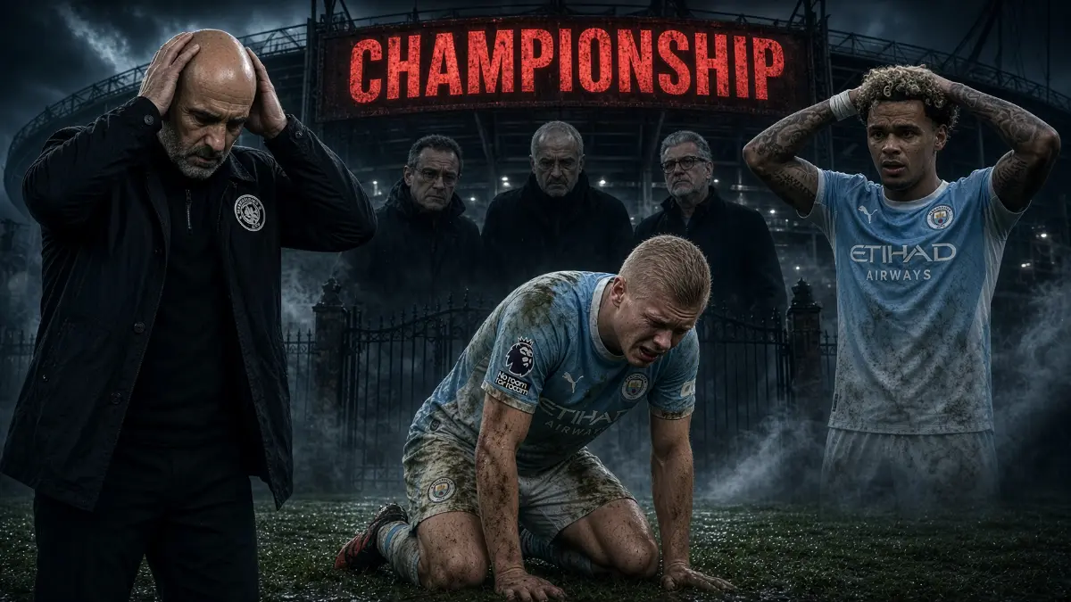 Manchester City could face lengthy stay in the Championship