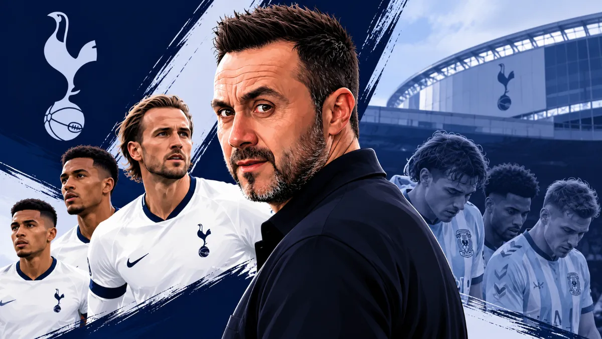 Roberto De Zerbi: Spurs played better in previous matches despite victory