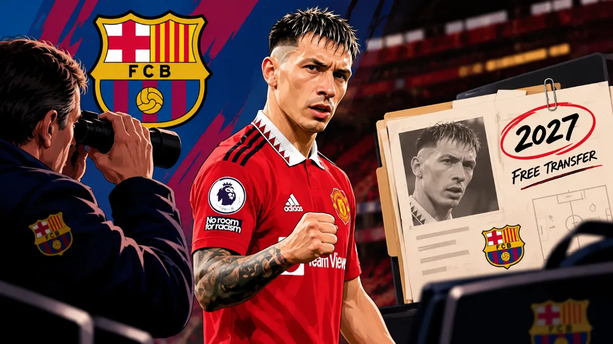 Barcelona plans to sign Lisandro Martinez for free in 2027