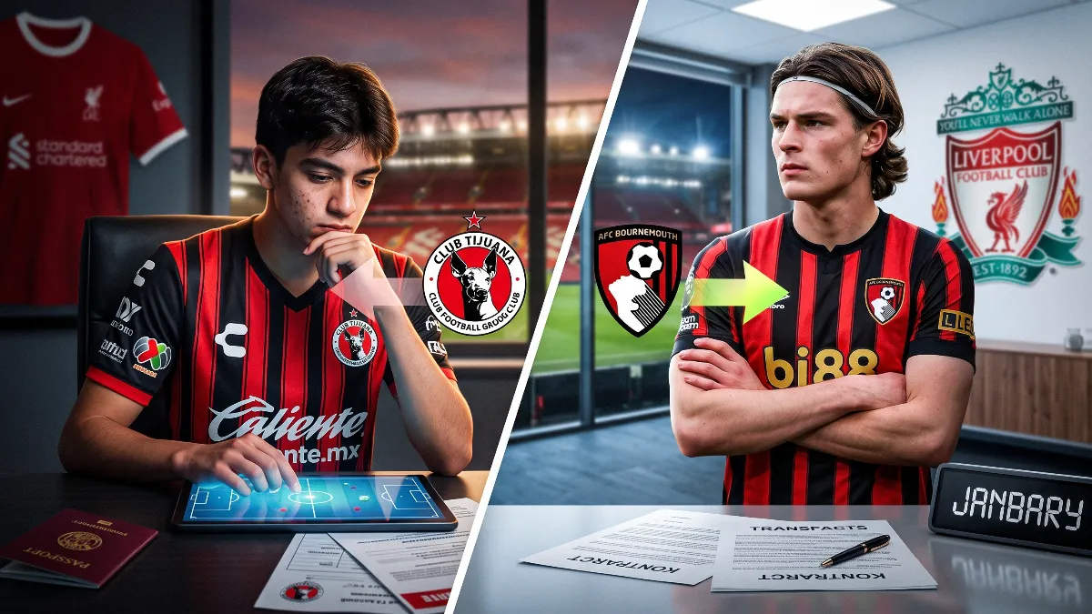 Liverpool targets Mexican wonderkid and leads the race for England international