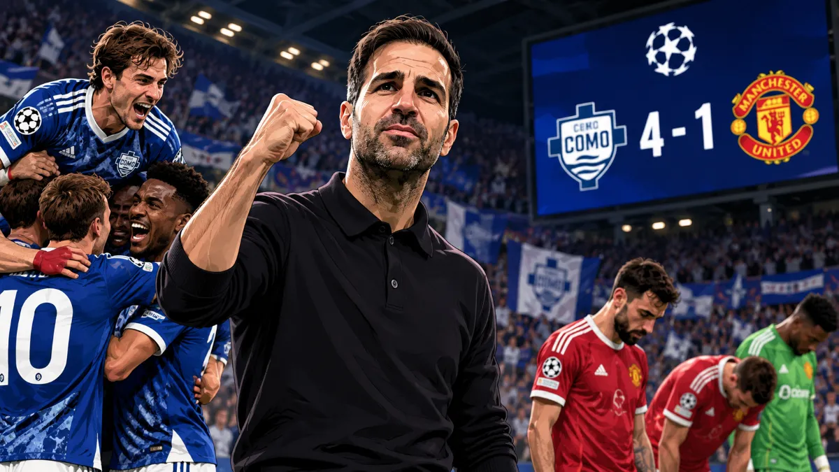Cesc Fabregas expresses pride after Como's rout of Manchester United