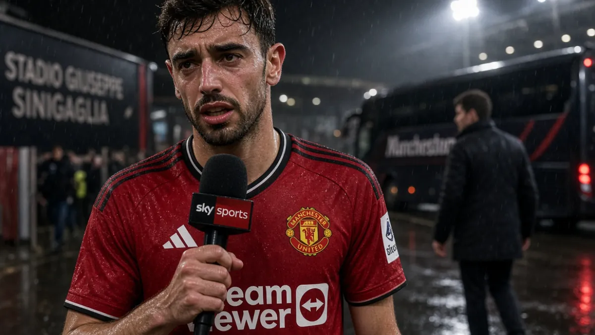 Bruno Fernandes questions Manchester United's tactics after heavy defeat to Como