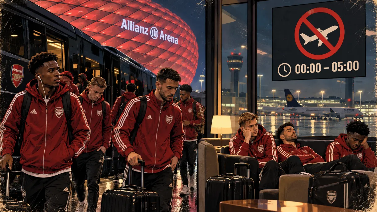 Arsenal stuck in Germany after Bayern match due to flight ban