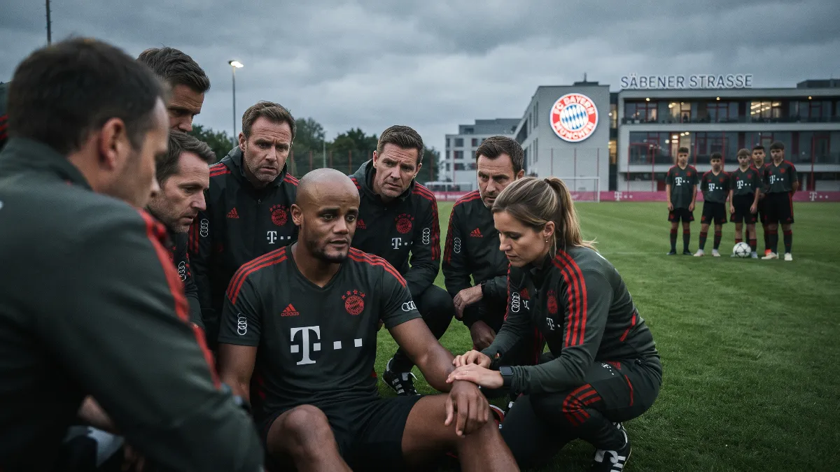 Vincent Kompany hospitalised after collapsing at training session