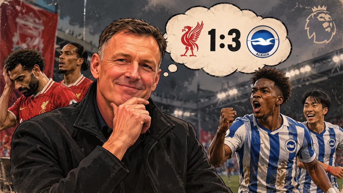 Chris Sutton predicts Liverpool home defeat to Brighton