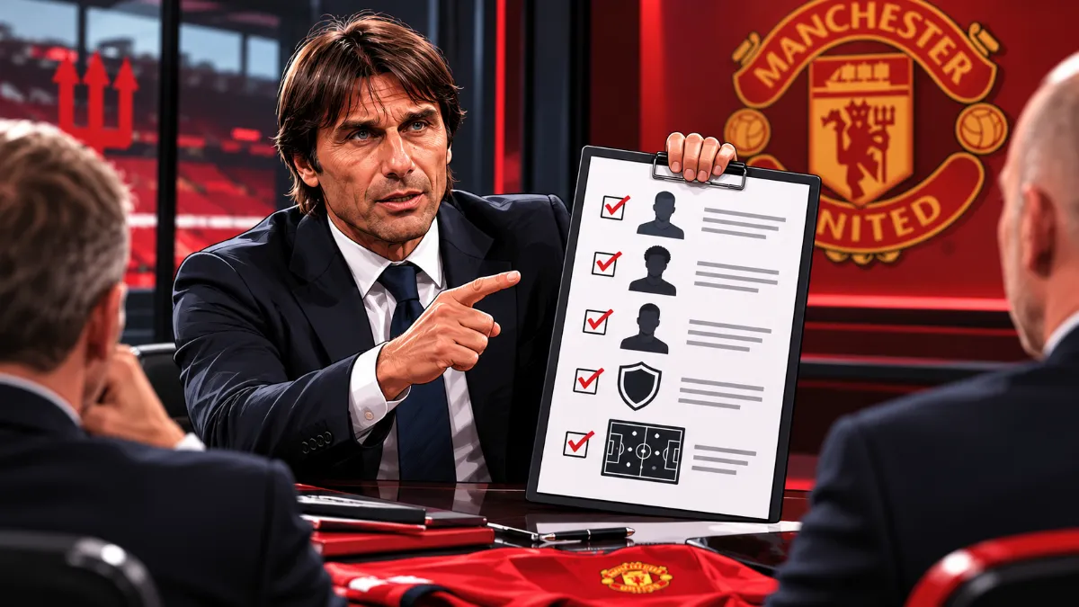 Antonio Conte offers his services to Man United: Italian demands full control over transfers