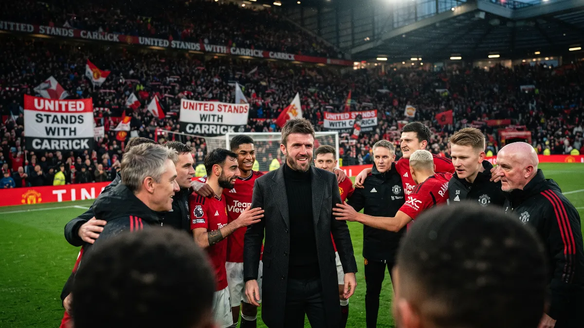 Michael Carrick responds to questions about summer support amid Manchester United's struggles