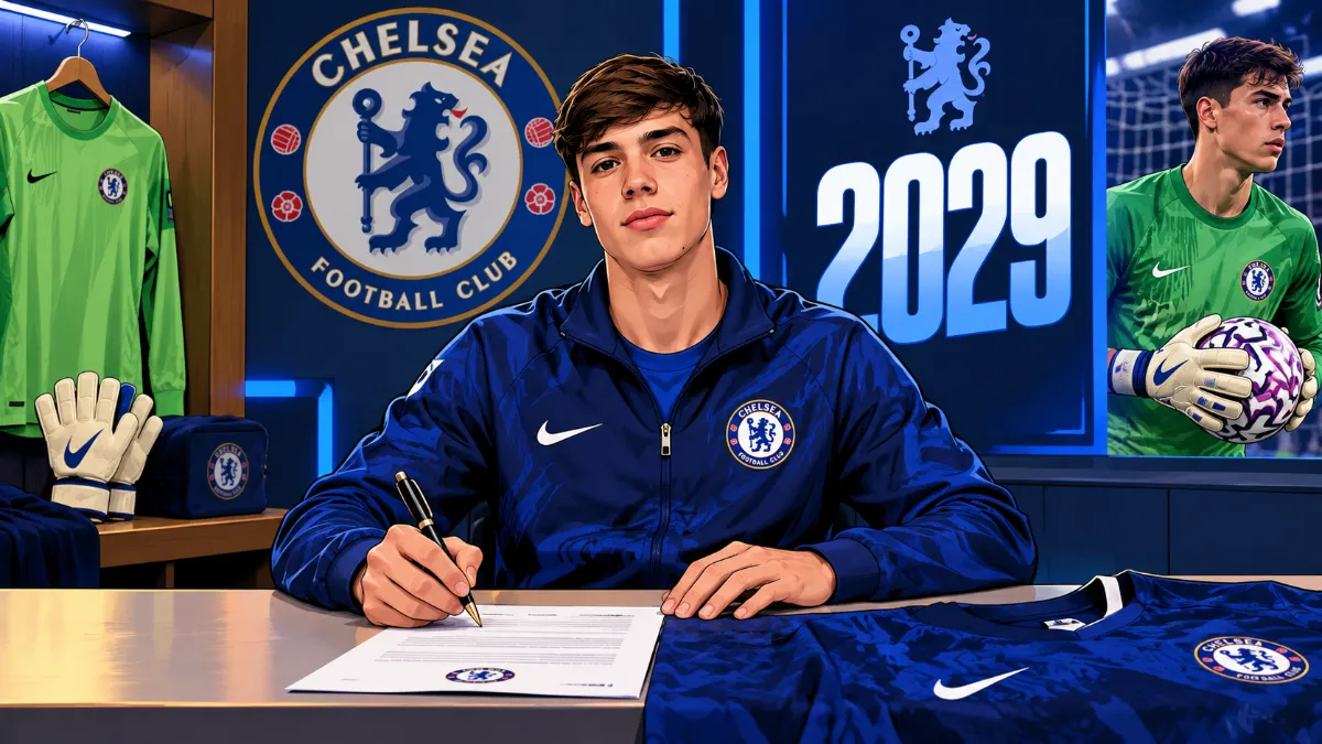 Chelsea officially extends contract with goalkeeper