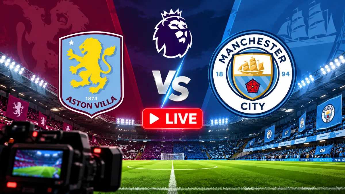 Aston Villa v Manchester City: where to watch the match live online