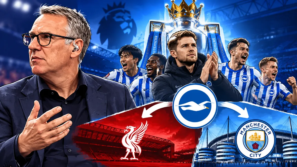 Paul Merson names Brighton as title contenders in the Premier League