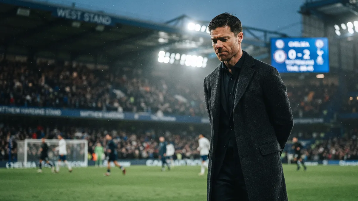 Chelsea fans lash out at Xabi Alonso's tactics after Tottenham defeat