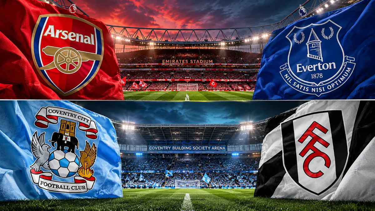 Arsenal and Everton announce starting lineups for their clash