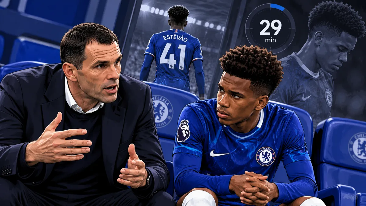 Estevao urged to be patient and fight for a place in Chelsea's squad