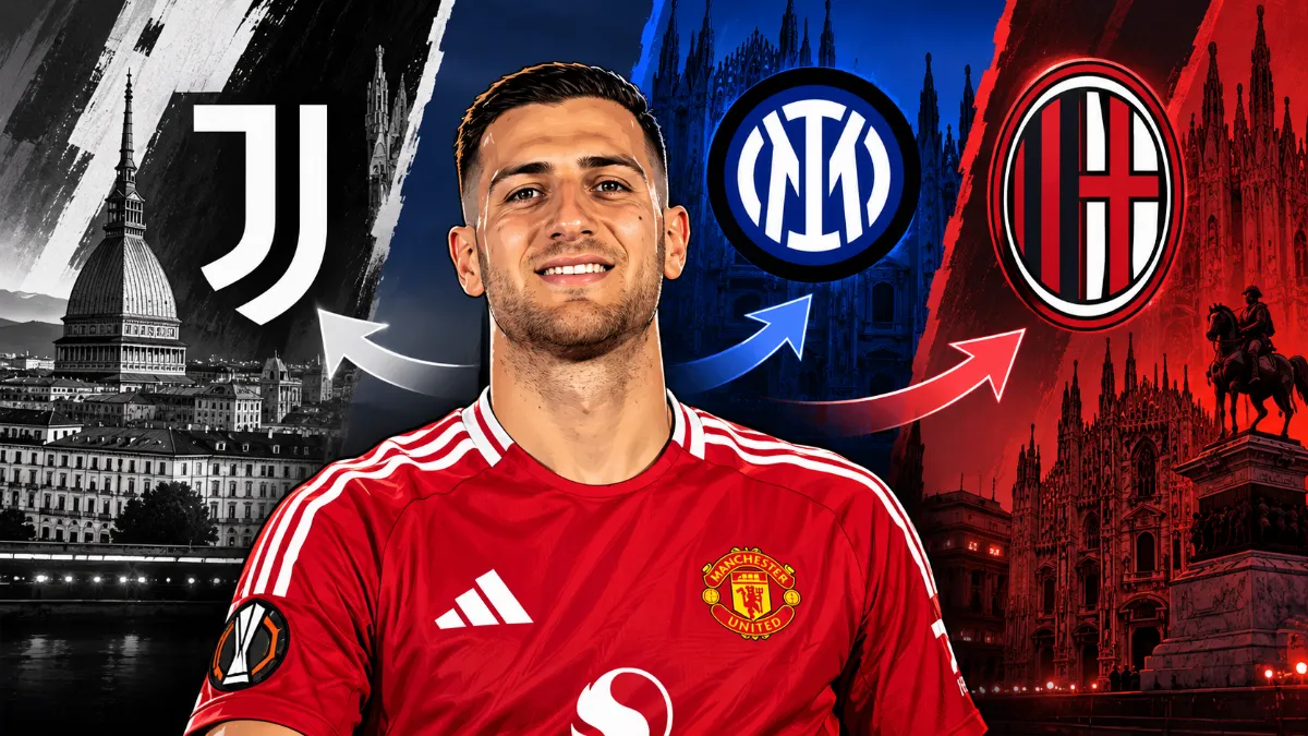 Diogo Dalot attracting interest from Juventus, Inter and Milan