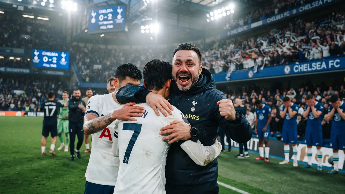 Tottenham achieve historic win against Chelsea at Stamford Bridge
