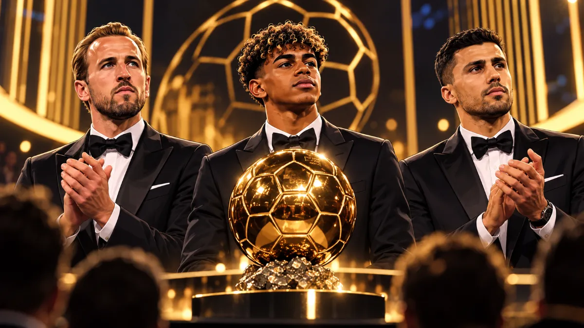 Ceremony for the 2026 Ballon d'Or: live stream of the year's main event