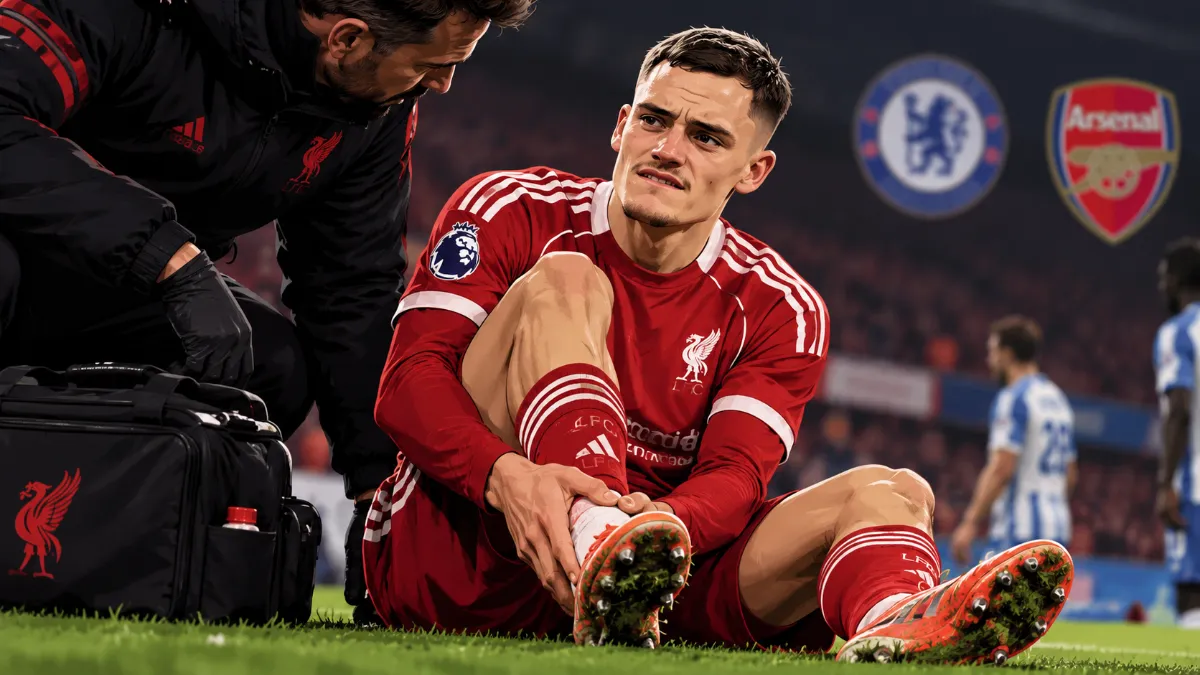 Florian Wirtz suffers injury and risks missing matches against Chelsea and Arsenal