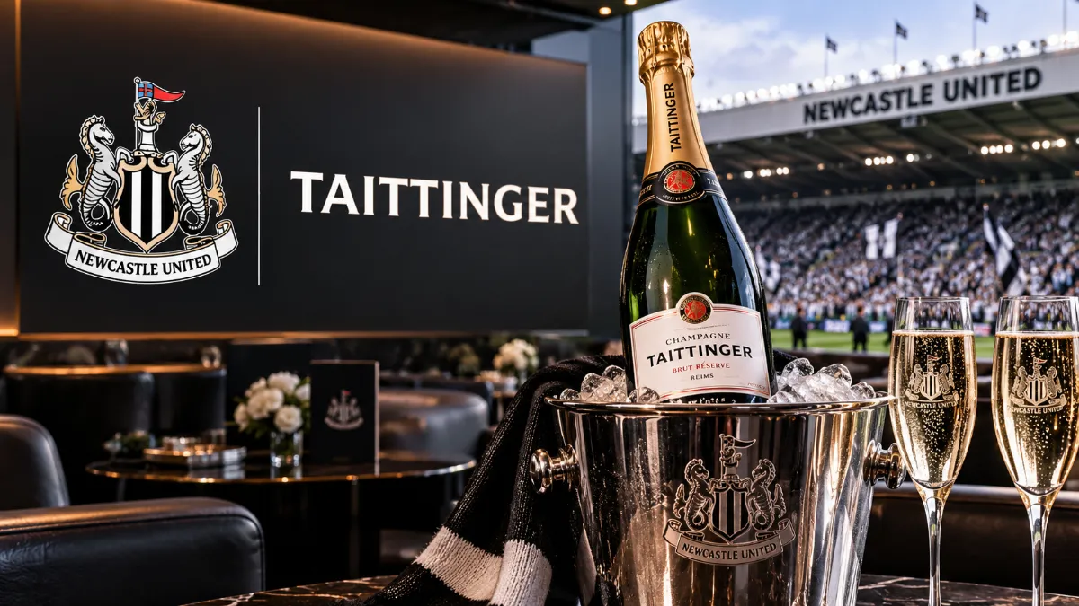 Ньюкасл, Taittinger — «Ньюкасл» подписал многолетний контракт с производителем шампанского Taittinger