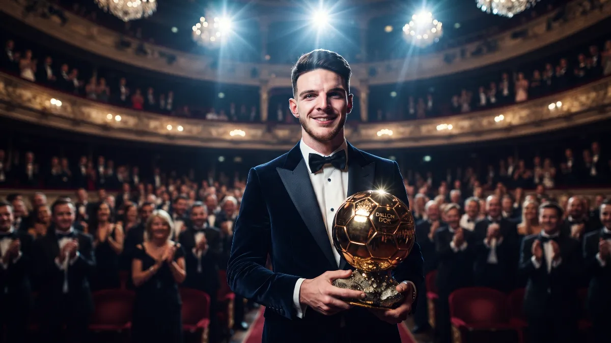 Declan Rice secures top-15 spot in 2026 Ballon d'Or rankings