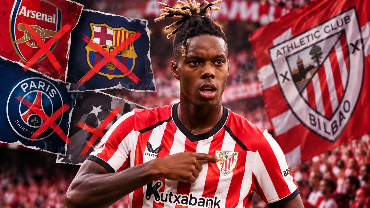 Nico Williams insists he turned down Arsenal, Barcelona and PSG