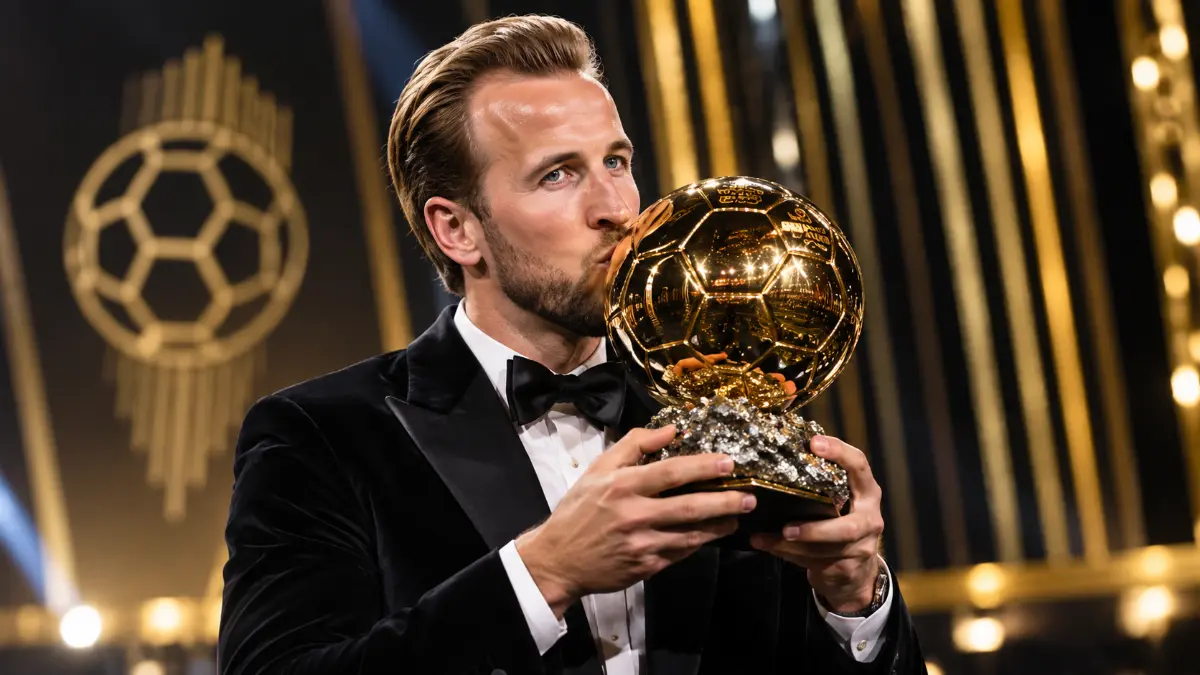 Harry Kane wins the Ballon d'Or 2026