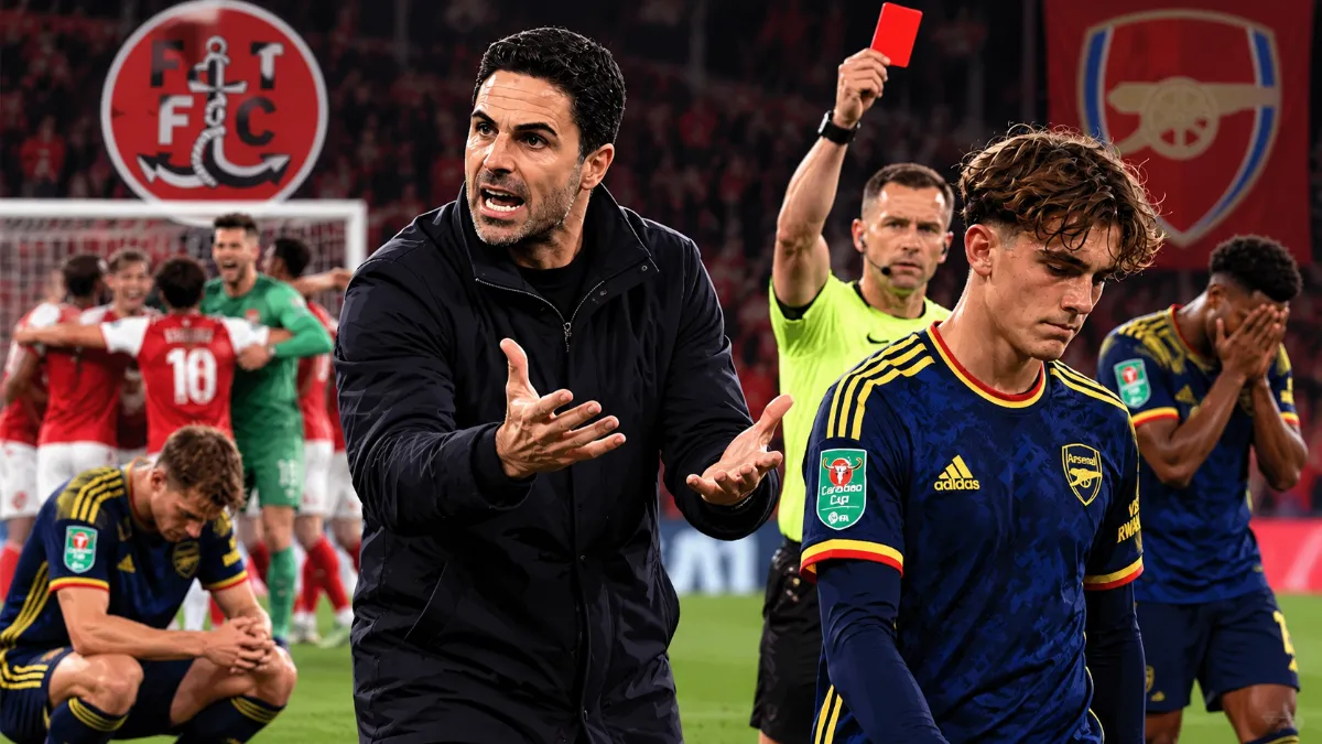 Mikel Arteta comments on Arsenal's defeat in the League Cup