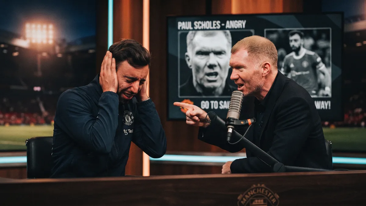 Paul Scholes says Bruno Fernandes should move to Saudi Arabia, claiming his time at the top level is over