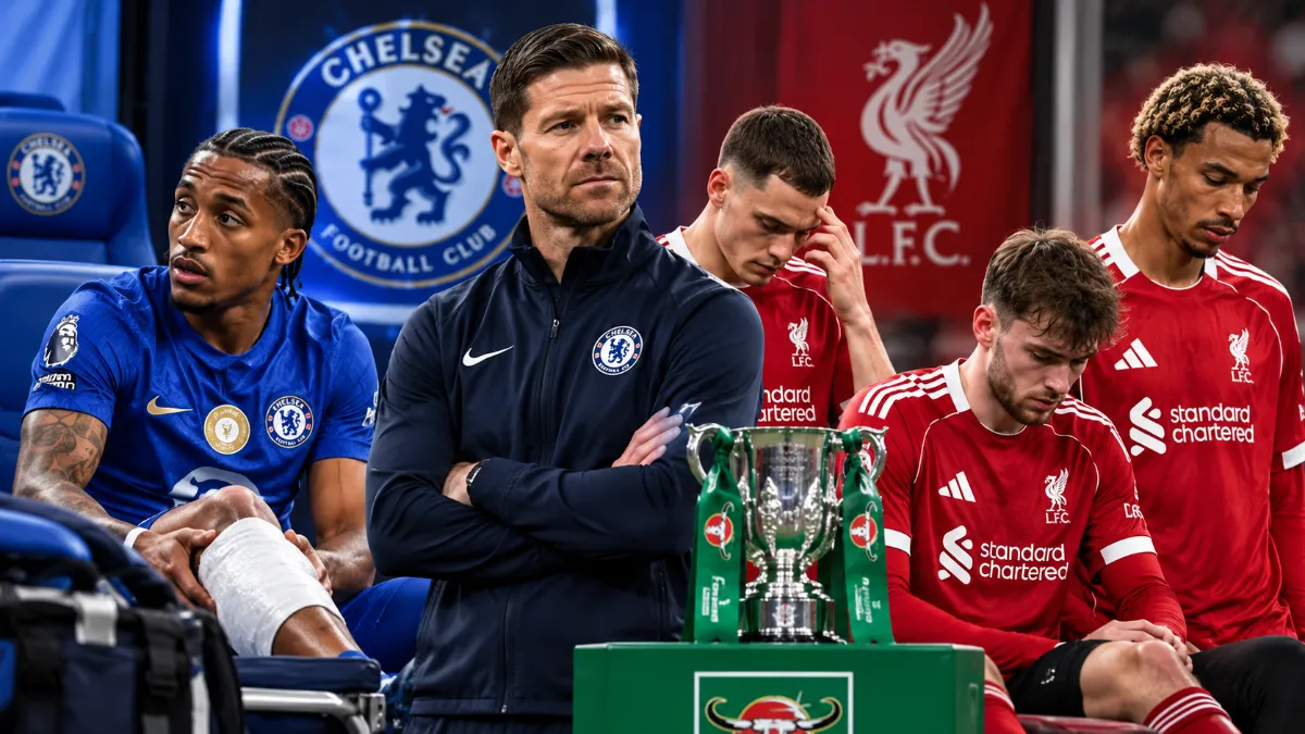 Liverpool and Chelsea lose key players ahead of League Cup clash