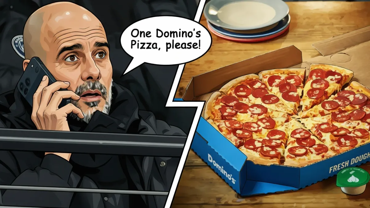 Пеп Гвардиола — Domino's потроллили Гвардиолу после осечки в матче с «Вест Хэмом»