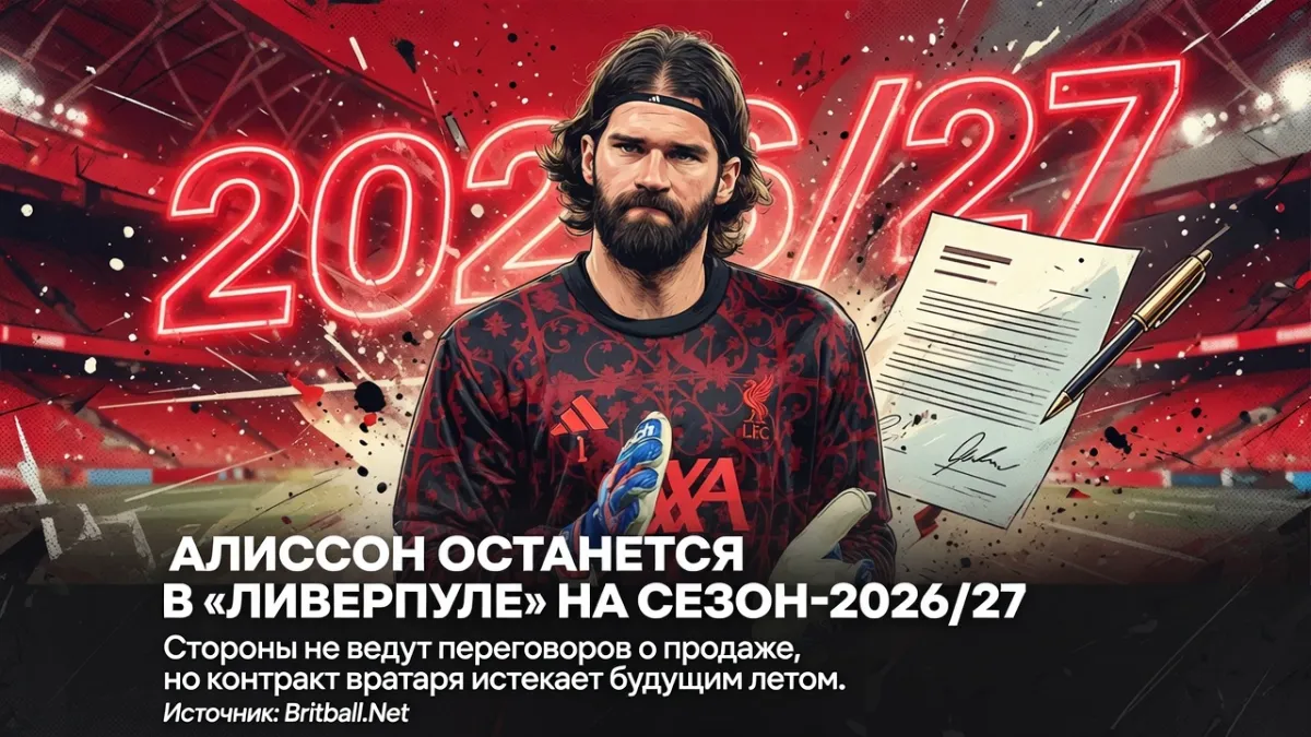 Алиссон — Алиссон не планирует покидать «Ливерпуль» в текущее трансферное окно