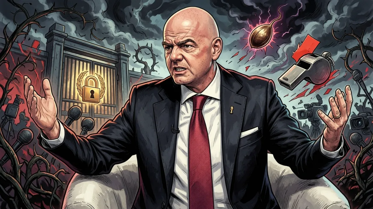 Джанни Инфантино — Разнос в соцсетях: Инфантино сорвался на критиков ЧМ-2026 из-за скандалов с Трампом и Балогуном!