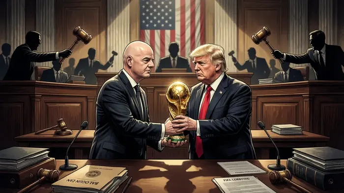 Джанни Инфантино и Дональд Трамп — 