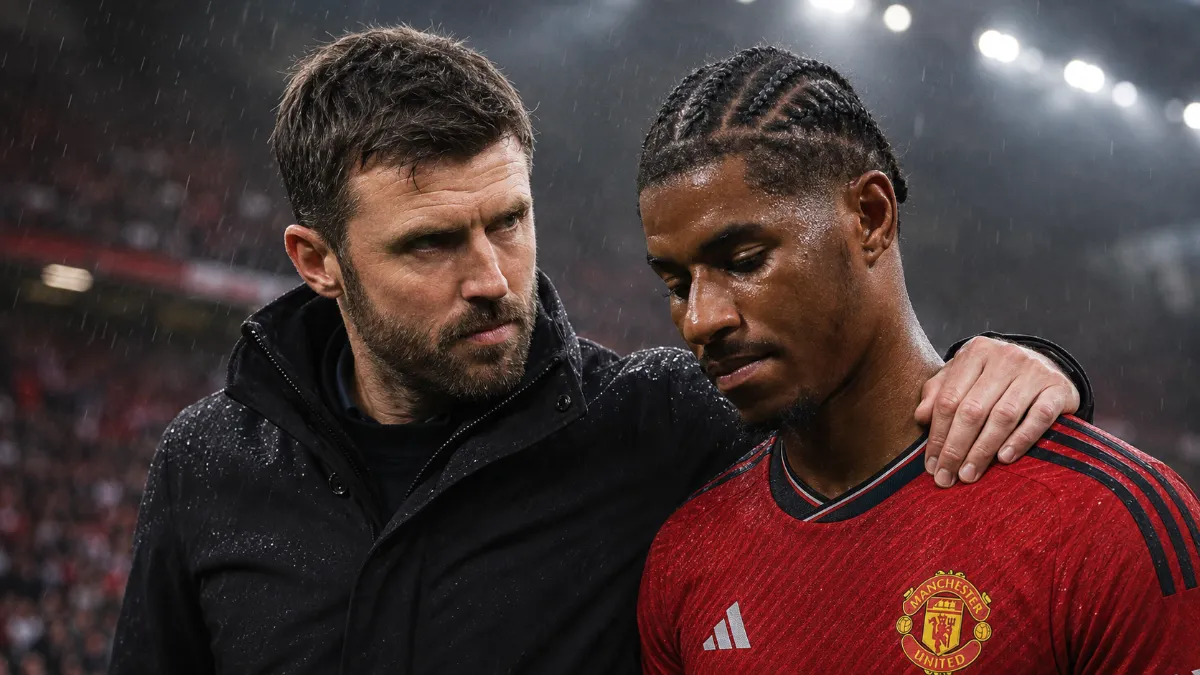 Carrick sees Marcus Rashford as a leader of the revamped Manchester United