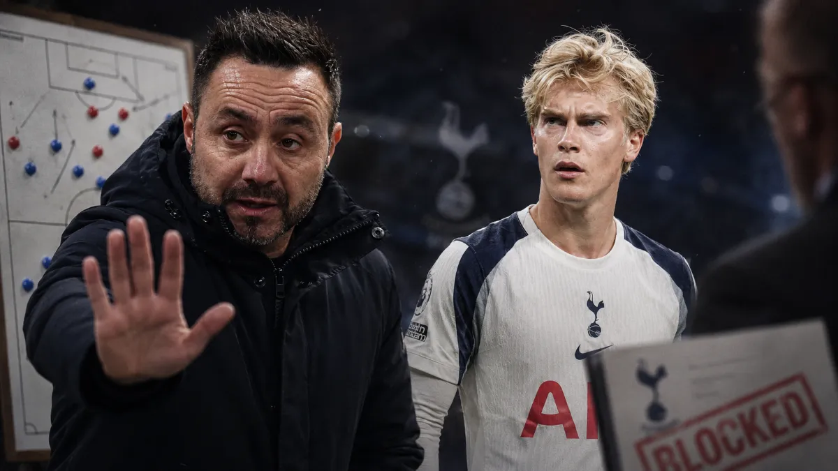Roberto De Zerbi blocks Lucas Bergvall's exit from Tottenham