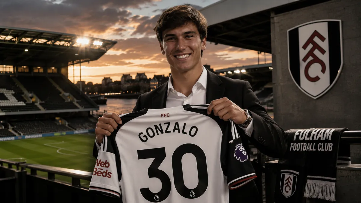 Real Madrid announces the transfer of Gonzalo Garcia to Fulham