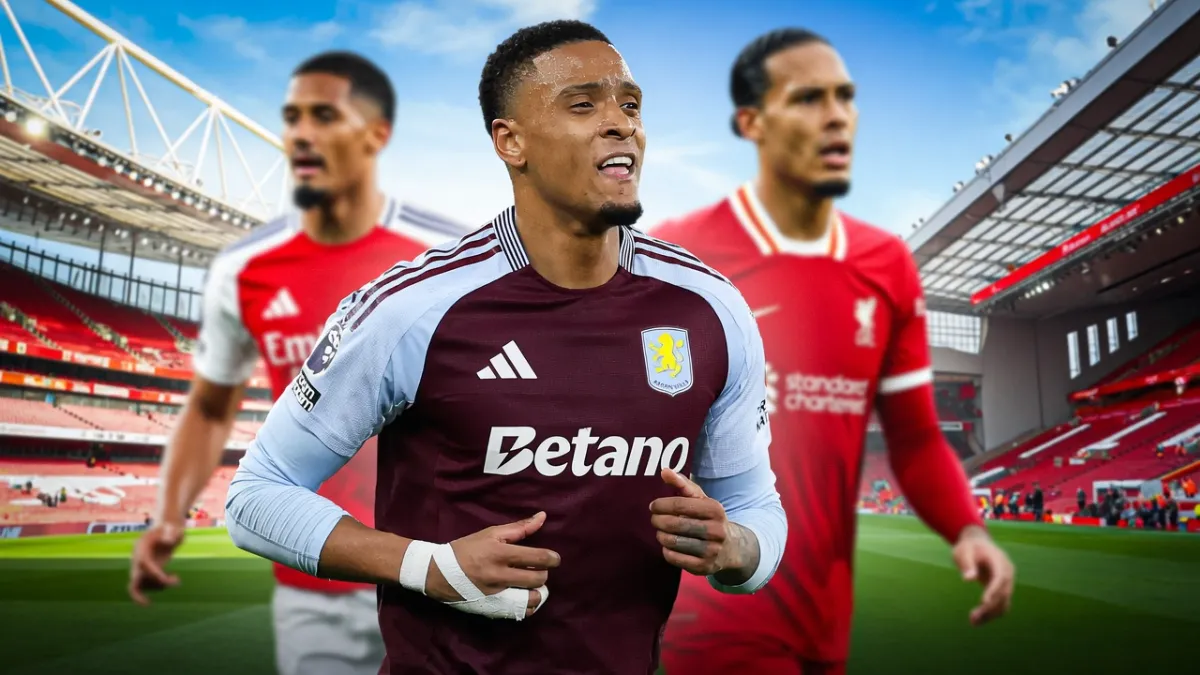 Arsenal and Liverpool battle for Aston Villa defender Ezri Konsa