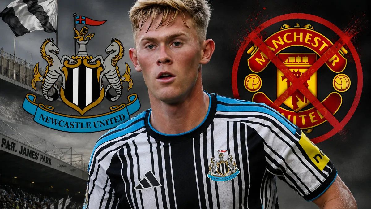 Newcastle block Lewis Hall's move to Manchester United