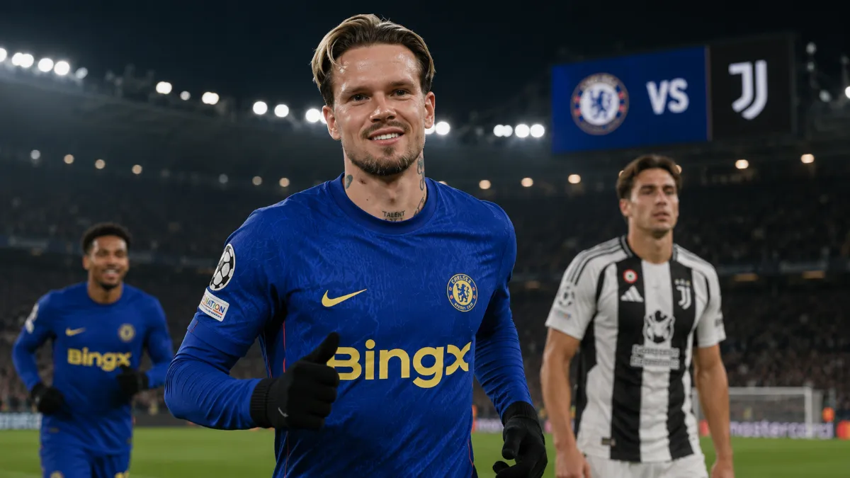 Mudryk makes first Chelsea appearance since 2024 against Juventus