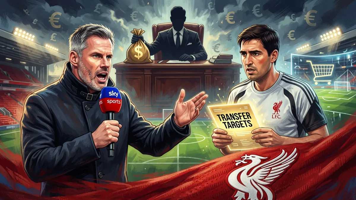 Jamie Carragher urges Liverpool's board to support Andoni Iraola in the transfer market