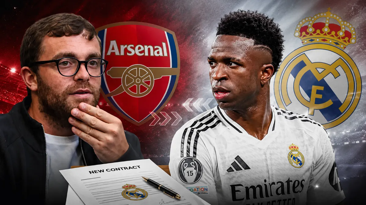 Fabrizio Romano comments on Vinicius' negotiations with Real Madrid and Arsenal rumours