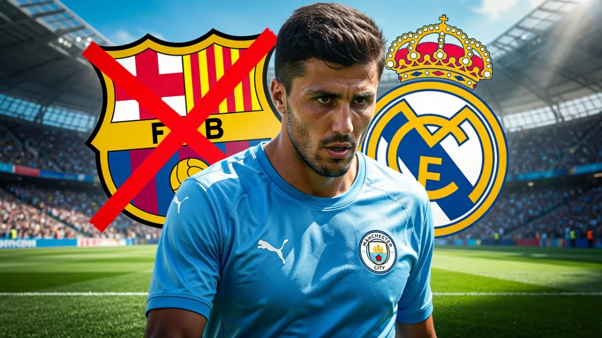Barcelona won't pursue Rodri from Manchester City