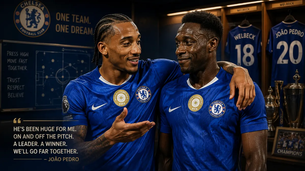 Joao Pedro praises Danny Welbeck's transfer to Chelsea: very important person in my life