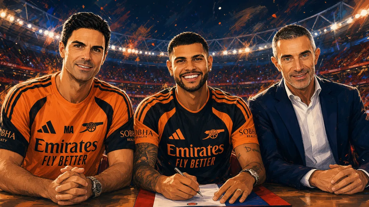 Bruno Guimaraes officially joins Arsenal