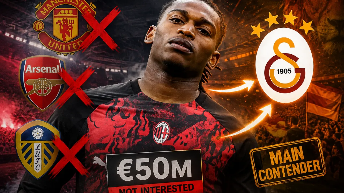 Manchester United and Arsenal have turned down the chance to sign Rafael Leao