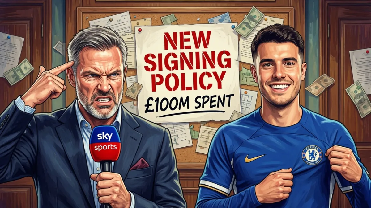 Jamie Carragher questions Chelsea's transfer logic after signing Pep Chavarria