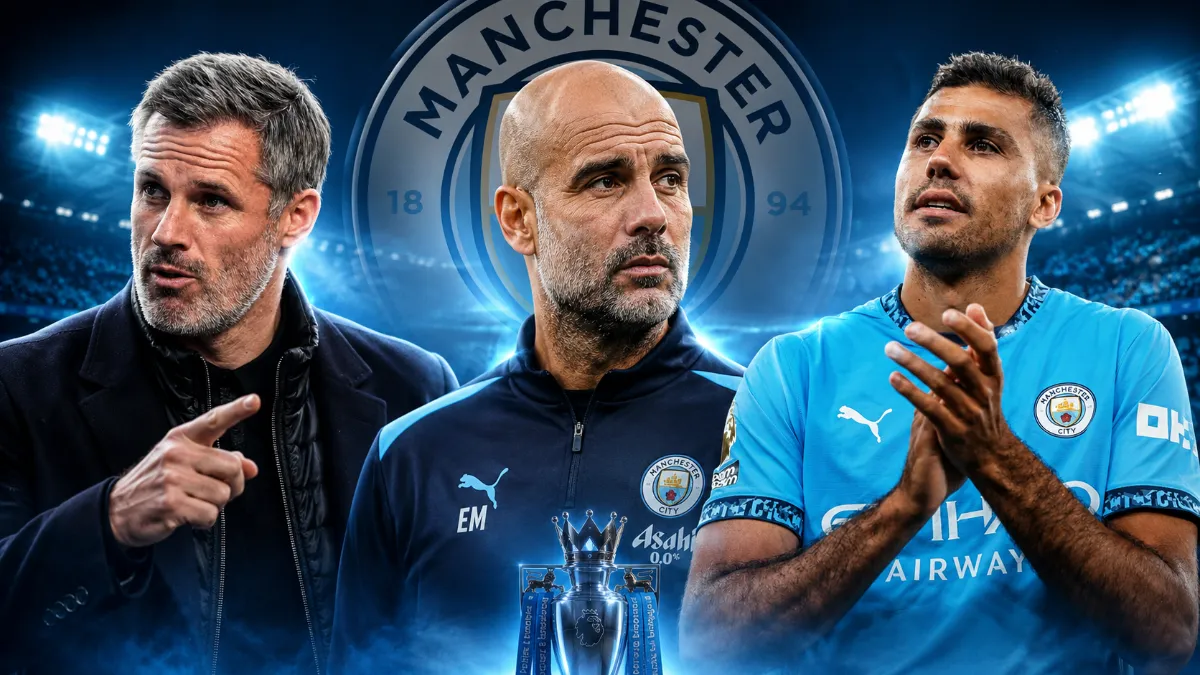 Jamie Carragher believes in Manchester City's title chances