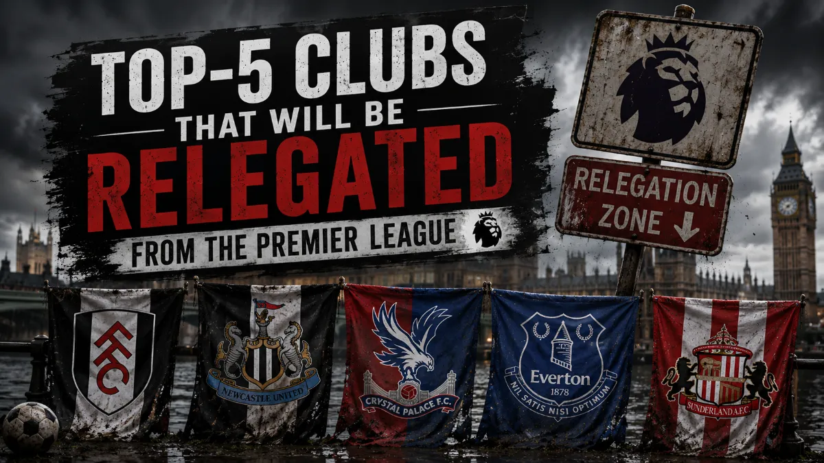 Passivity in the transfer market threatens five Premier League clubs with relegation