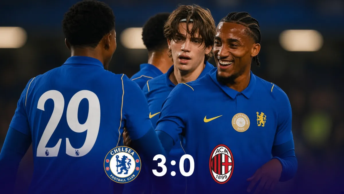Chelsea thump Milan with goals from Caicedo and Pedro