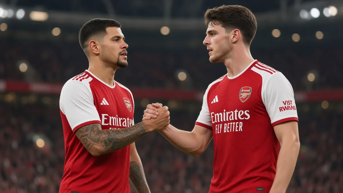 Bruno Guimaraes reveals what Declan Rice texted him after joining Arsenal