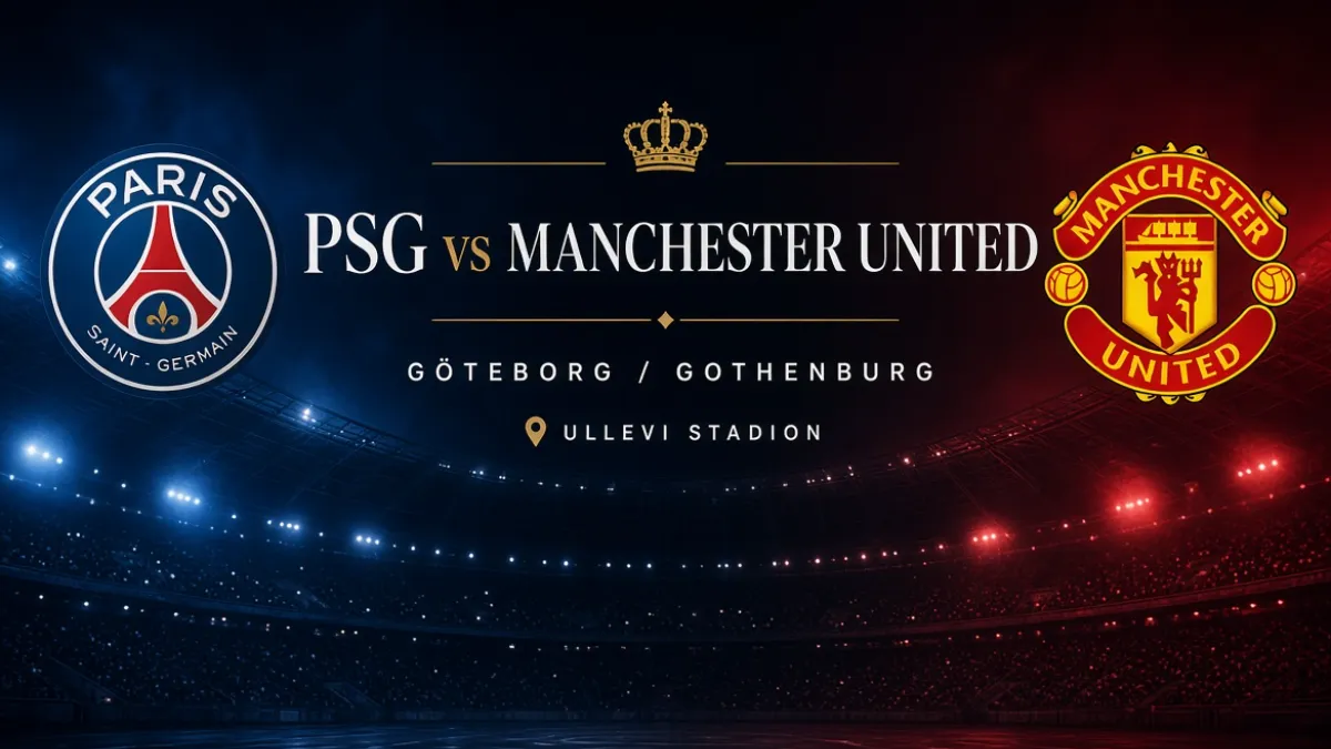 Manchester United reveal starting XI for PSG clash